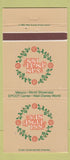 Matchbook Cover - San Angel Inn Epcot Walt Disney World FL  30 Strike