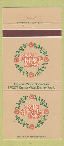 Matchbook Cover - San Angel Inn Epcot Walt Disney World FL  30 Strike