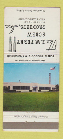 Matchbook Cover - EW Ferry Screw Cleveland OH 30 Strike