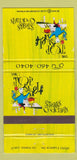 Matchbook Cover - Top Shelf Restaurant La Mesa CA 30 Strike