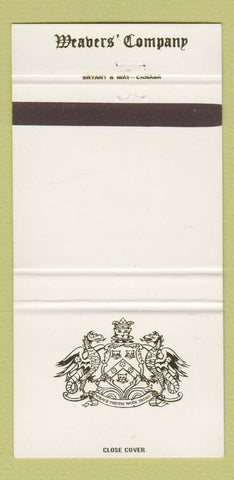 Matchbook Cover - Weavers Company Canada 30 Strike