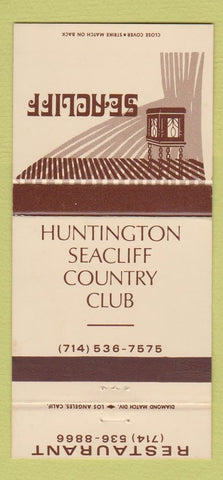 Matchbook Cover - Seacliff Huntington Country Club CA 30 Strike