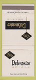 Matchbook Cover - Delmonico Motels San Fernando Gardena CA 30 Strike
