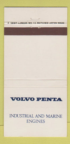Matchbook Cover - Volvo Penta Marine Engines UK England 30 Strike