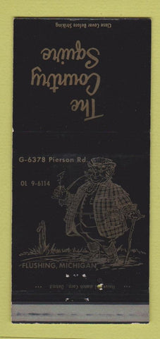 Matchbook Cover - Country Squire Flushing MI 30 Strike