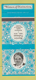 Matchbook Cover - Women of Distinction Harriet Butman 30 Strike
