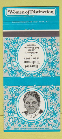 Matchbook Cover - Women of Distinction Harriet Butman 30 Strike