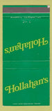 Matchbook Cover - Hollahan's Redondo Beach CA WEAR 30 Strike