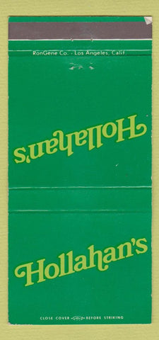 Matchbook Cover - Hollahan's Redondo Beach CA WEAR 30 Strike