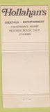 Matchbook Cover - Hollahan's Redondo Beach CA WEAR 30 Strike