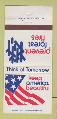 Matchbook Cover - Prevent Forest Fires 30 Strike