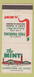 Matchbook Cover - Mint Casino Las Vegas NV 30 Strike