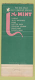 Matchbook Cover - Mint Casino Las Vegas NV 30 Strike