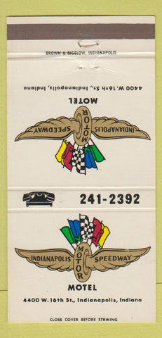 Matchbook Cover - Indianapolis Motor Speedway Motel IN 30 Strike