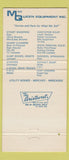 Matchbook Cover - Mac Queen Tractors Trucks St Paul MN 1976 30 Strike