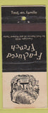 Matchbook Cover - Fractured French joke gag girlie 30 Stick