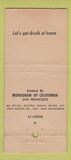 Matchbook Cover - Fractured French joke gag girlie 30 Stick