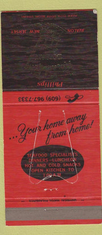 Matchbook Cover - Rock'n Chair Tavern Avalon NJ WEAR 30 Strike