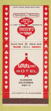 Matchbook Cover - Sahara Dunes Motel Elsinore CA casino 30 Strike