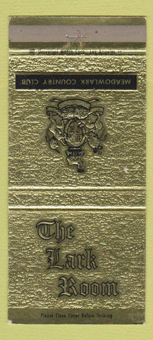 Matchbook Cover - Meadowlark Country Club Huntington Beach CA 30 Strike