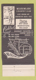 Matchbook Cover - Meadowlark Country Club Huntington Beach CA 30 Strike