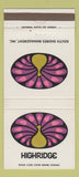 Matchbook Cover - Highridge Penthouse Apartments Palos Verdes CA 30 Strike