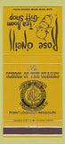Matchbook Cover - Rose O'Neill Tea School of Ozarks Point Lookout MO 30 Strike