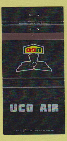 Matchbook Cover - UCO Air Orange CA  30 Strike