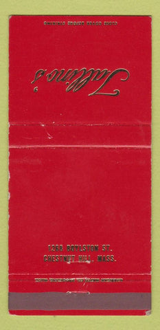 Matchbook Cover - Tallino's Chestnut Hill MA  30 Strike