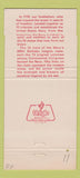 Matchbook Cover - Naval Base Philadelphia PA 200th 30 Strike