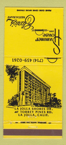 Matchbook Cover - Summer House La Jolla CA 30 Strike