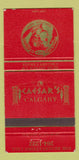 Matchbook Cover - Caesar's Calgary AB 30 Strike