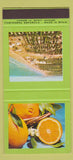 Matchbook Cover - Spanish Oranges Fruit London SAMPLE 30 Strike