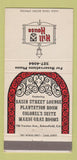 Matchbook Cover - Hill House Bakersfield CA 30 Strike