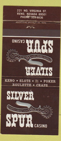 Matchbook Cover - Silver Spur Casion Reno NV 30 Strike