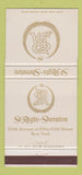 Matchbook Cover - ST Regis Sheraton Hotel New York City 30 Strike