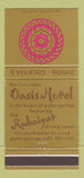 Matchbook Cover - Osis Hotel Rubaiyat Room Palm Springs CA 30 Strike