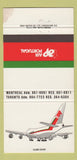 Matchbook Cover - Air Portugal Montreal QC Toronto ON STAINED 30 Strike