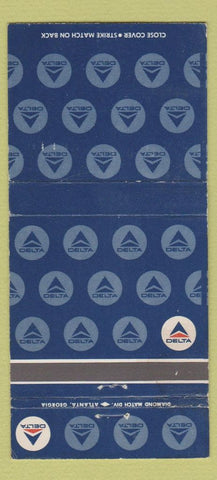 Matchbook Cover - Delta Airlines 30 Strike