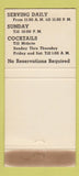 Matchbook Cover - Tia Maria Mexican Restaurant Oakland CA WEAR 30 Strike