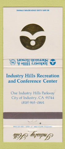 Matchbook Cover - Industry Hills Recreation Resort City of Industry CA 30 Strike