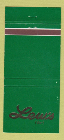 Matchbook Cover - Lew's Too Holiday Inn La Mirada CA 30 Strike