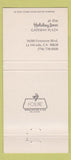Matchbook Cover - Lew's Too Holiday Inn La Mirada CA 30 Strike