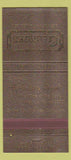 Matchbook Cover - Georges Restaurant Holiday Inn Carmel by the Sea CA 30 Strike