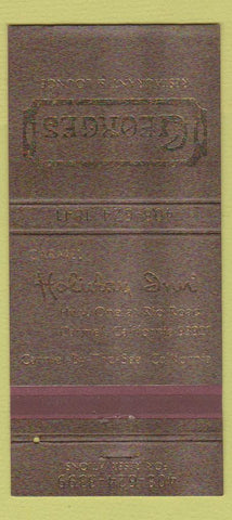 Matchbook Cover - Georges Restaurant Holiday Inn Carmel by the Sea CA 30 Strike