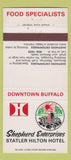 Matchbook Cover - Statler Hilton Buffalo NY 30 Strike