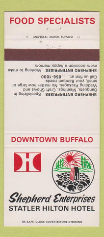 Matchbook Cover - Statler Hilton Buffalo NY 30 Strike