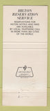 Matchbook Cover - French Garden Bar Hilton New Orleans LA 30 Strike