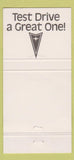 Matchbook Cover - Jack White Pontiac Anaheim CA Cameo White 30 Strike