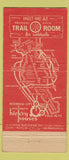 Matchbook Cover - Stickney's Hickry Redwood City Palo Alto CA 21 Strike Feature